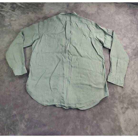 Polo Ralph Lauren Shirt Mens Sz XL Green Long Sleeve Button Down Cotton C24-55 - Picture 7 of 8